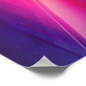 Neon Lighting Hot Pink fotografie Heldere kleuren Poster (Hoek)