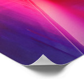 Neon Lighting Hot Pink fotografie Heldere kleuren Poster (Hoek)