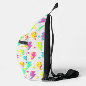 Neon Lightning Star Y2K Patroon Sling Bag (Rechts)
