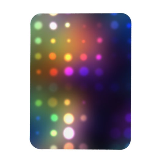 Neon Lights Abstract exemplaar Magneet (Verticaal)