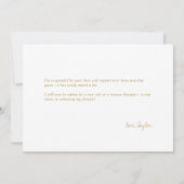 Neon Lights Afstuderen Foto Bedankkaart (Achterkant)