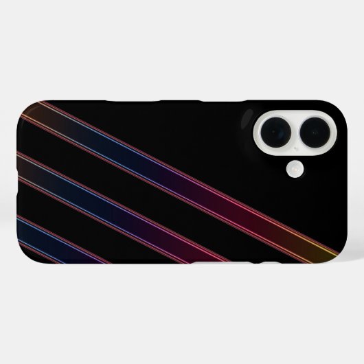 Neon Lights Case-Mate iPhone Case (Achterkant (horizontaal))
