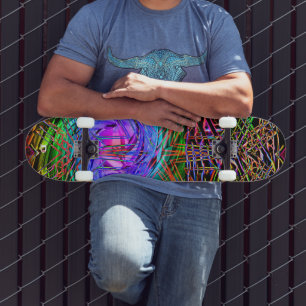 Neon Lights Dd Brand Persoonlijk Skateboard