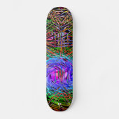Neon Lights Dd Brand Persoonlijk Skateboard (Voorkant)