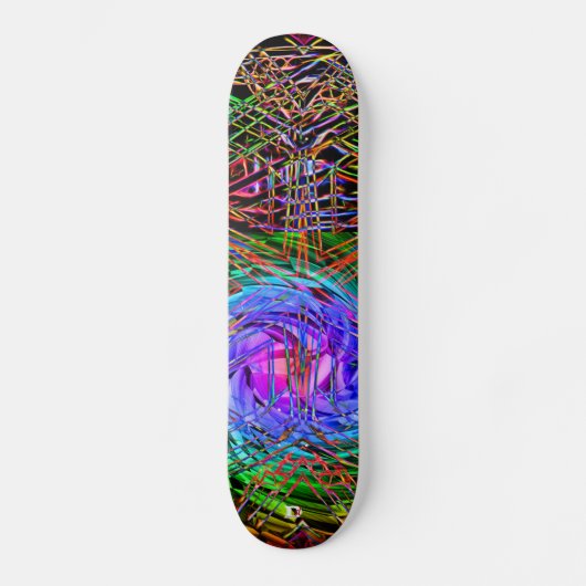 Neon Lights Dd Brand Persoonlijk Skateboard (Voorkant)