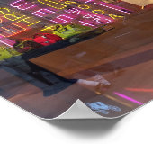 Neon Lights Department Store Window New York NYC Poster (Hoek)