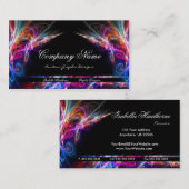 Neon Lights Grafische Designer Visitekaartjes d3 (Voorkant / Achterkant)