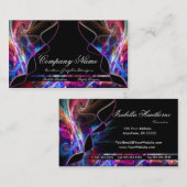 Neon Lights Grafische Designer Visitekaartjes d4 (Voorkant / Achterkant)