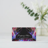 Neon Lights Grafische Designer Visitekaartjes d4 (Staand voorkant)