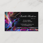 Neon Lights Grafische Designer Visitekaartjes d4 (Achterkant)