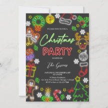 Neon Lights Kerstfeest