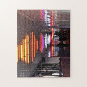 Neon Lights, Knightsbridge, Londen, Engeland Legpuzzel (Verticaal)