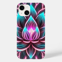 Neon Lights Lotus Flower Awakening Reiki Magic