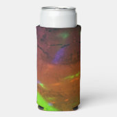 neon lights on cracked rock surface seltzer blikjeskoeler (Seltzer Voorkant)