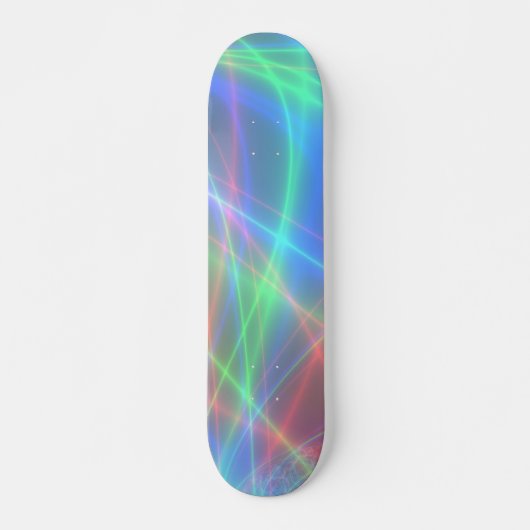 Neon Lights Persoonlijk Skateboard (Voorkant)