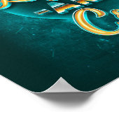 Neon Lights Square Poster (24x24) (Hoek)