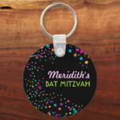 Neon Lights Sweet Birthday Party Favor Sleutelhang Sleutelhanger (Voorkant)