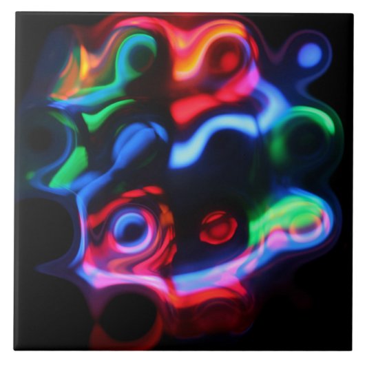 Neon Lights Tegeltje (Voorkant)