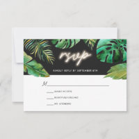 Neon Lights | Tropisch huwelijk RSVP