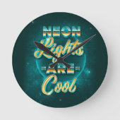 Neon Lights wandklok (Voorkant)