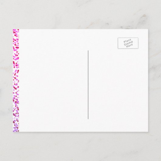 Neon Lights - Word jij mijn bruidsmeisje? Uitnodiging Briefkaart (Achterkant)