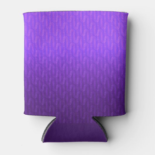 Neon lila verloop. blikjeskoeler (Voorkant)