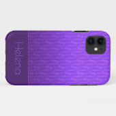 Neon lila verloop. Case-Mate iPhone case (Achterkant (horizontaal))
