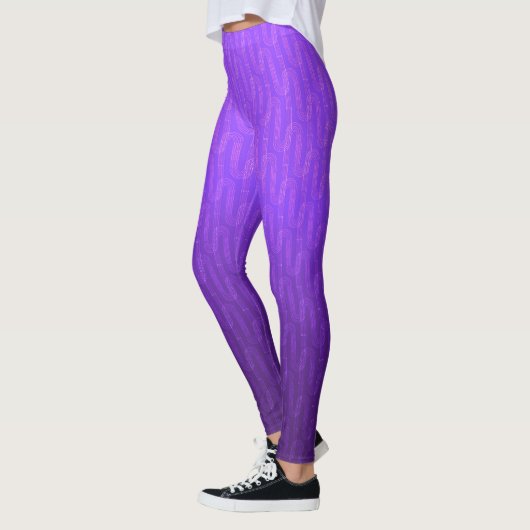 Neon lila verloop. leggings (Links)