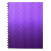 Neon lila verloop. notitieboek (Voorkant)