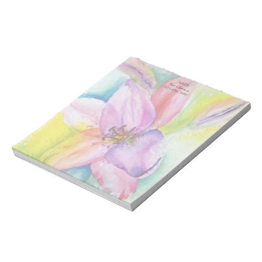 NEON LILY NOTE PAD NOTITIEBLOK (Linkerzijde)