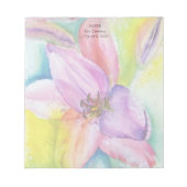 NEON LILY NOTE PAD NOTITIEBLOK (Voorkant)