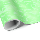 Neon Lime Green Abstract Texture Wrapping Paper Cadeaupapier (Rol Hoek)