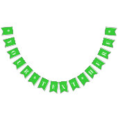 Neon Lime Groen Effen Kleur | Op Maat Vlaggetjes (Alle)