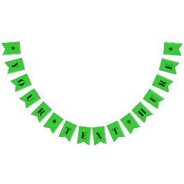 Neon Lime Groen Effen Kleur | Op Maat Vlaggetjes