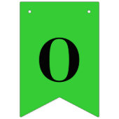 Neon Lime Groen Effen Kleur | Op Maat Vlaggetjes (Derde vlag)