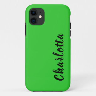 Neon Lime Groene Stevige Kleur Aangepast aanpass Case-Mate iPhone Case