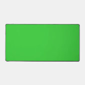 Neon Lime Groene Stevige Kleur | Klassiek Bureaumat (Voorkant)