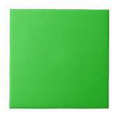 Neon Lime Groene Stevige Kleur | Klassiek | Elegan Tegeltje (Voorkant)
