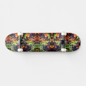 Neon Limoen Fire Skateboard (Horizontaal)