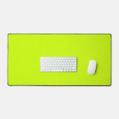 Neon Limoen Geel Effen Kleur | Klassiek Bureaumat (Keyboard & Muis)
