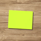 Neon Limoen Geel Effen Kleur | Klassieke notities Post-it® Notes