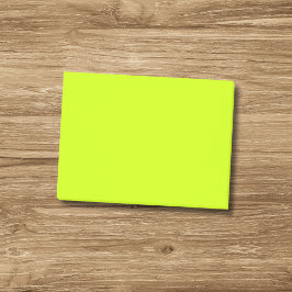 Neon Limoen Geel Effen Kleur | Klassieke notities Post-it® Notes