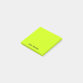 Neon Limoen Professioneel Minimalistisch Zwart Scr Post-it® Notes (Schuin)