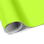 Neon Limoen Solid Color | Klassiek | Elegant Cadeaupapier (Rol Hoek)