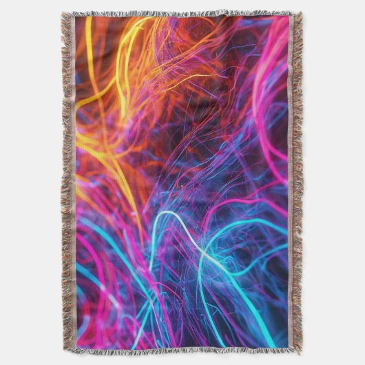 Neon Lines Deken (Voorkant Verticaal)