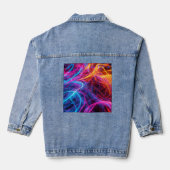 Neon Lines Denim Jacket (Achterkant)