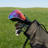 Neon Lines Golfheadcover (Insitu)