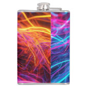 Neon Lines Heupfles (Achterkant)