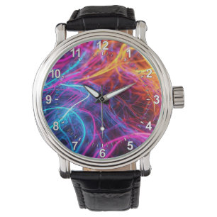 Neon Lines Horloge