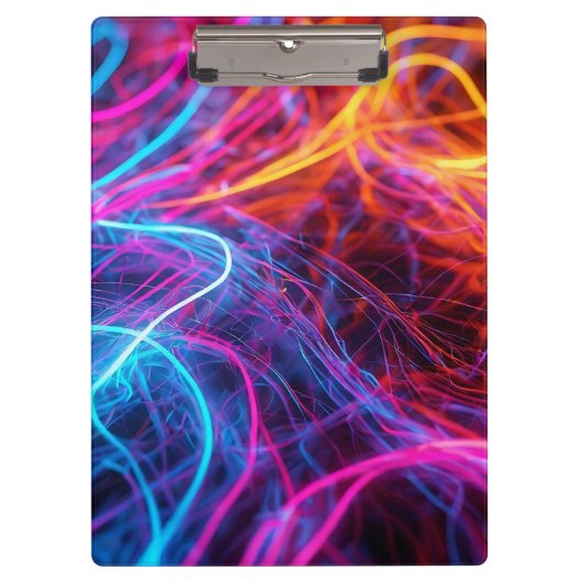 Neon Lines Klembord (Voorkant)